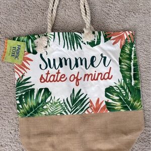 New Leaf  Summer Tote Bag